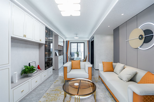 112㎡現(xiàn)代三居，收納與顏值兩不誤，還擁有獨(dú)立書房